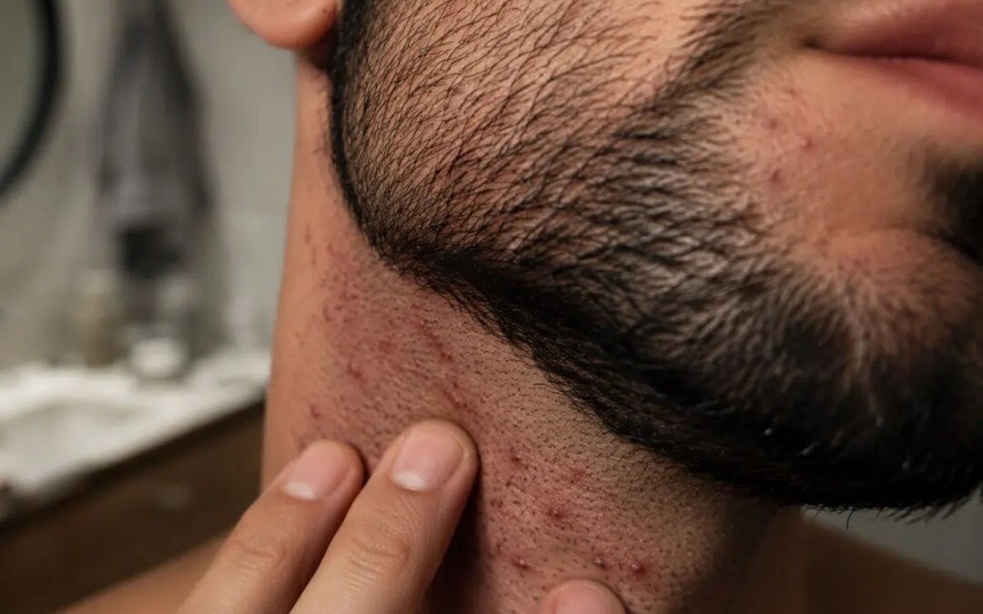 Poils incarnés de la barbe : Astuces essentielles pour prévenir et apaiser